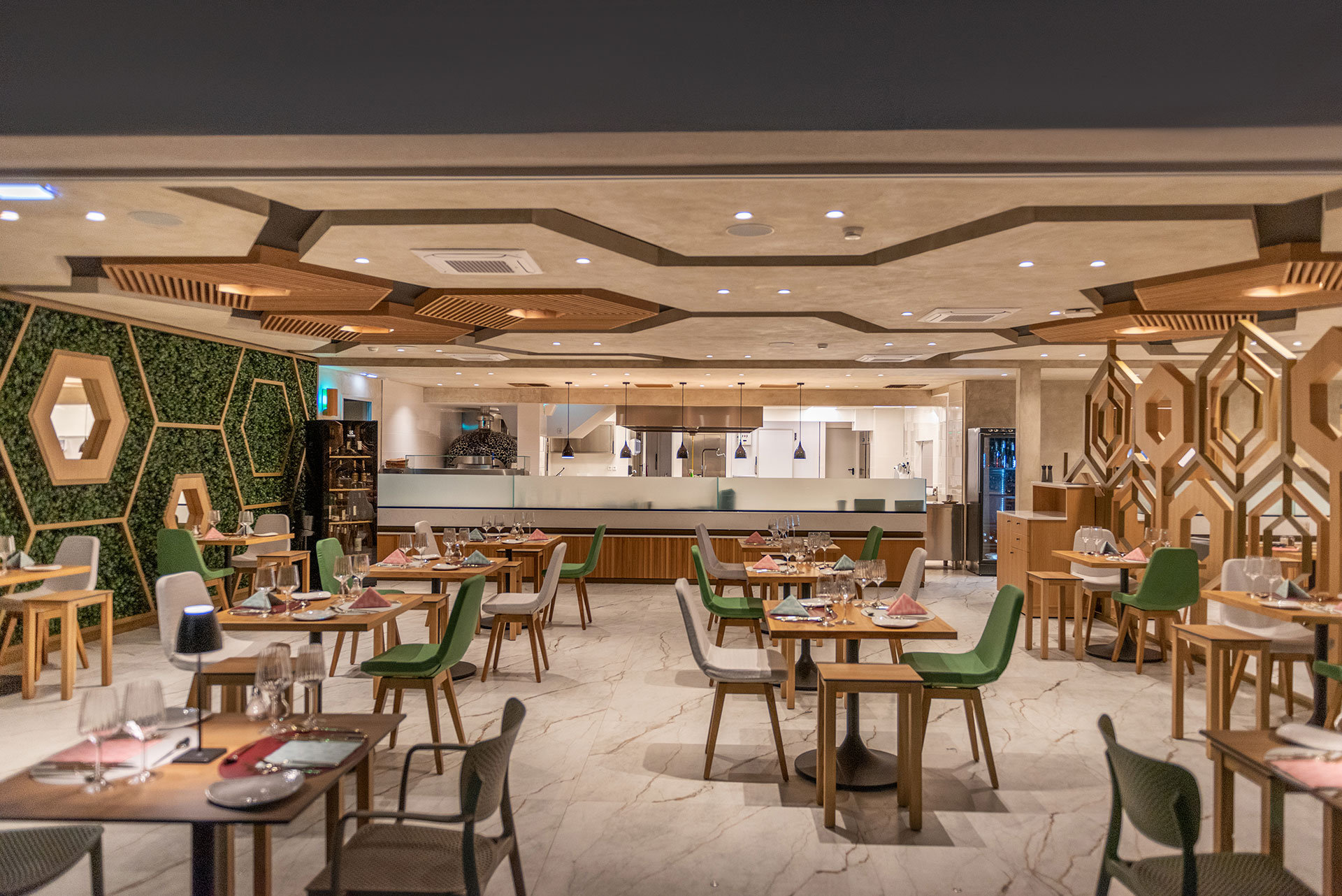 La Strada indoor sitting area